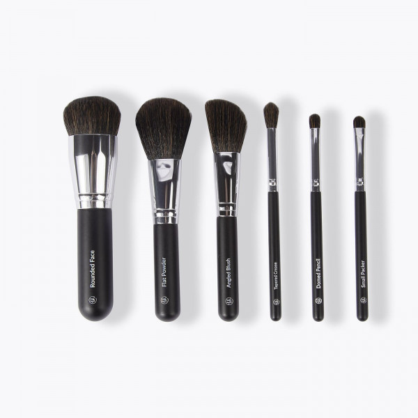 BH Cosmetics Mini Essentials 6pc Travel Size Brush Set with Bag